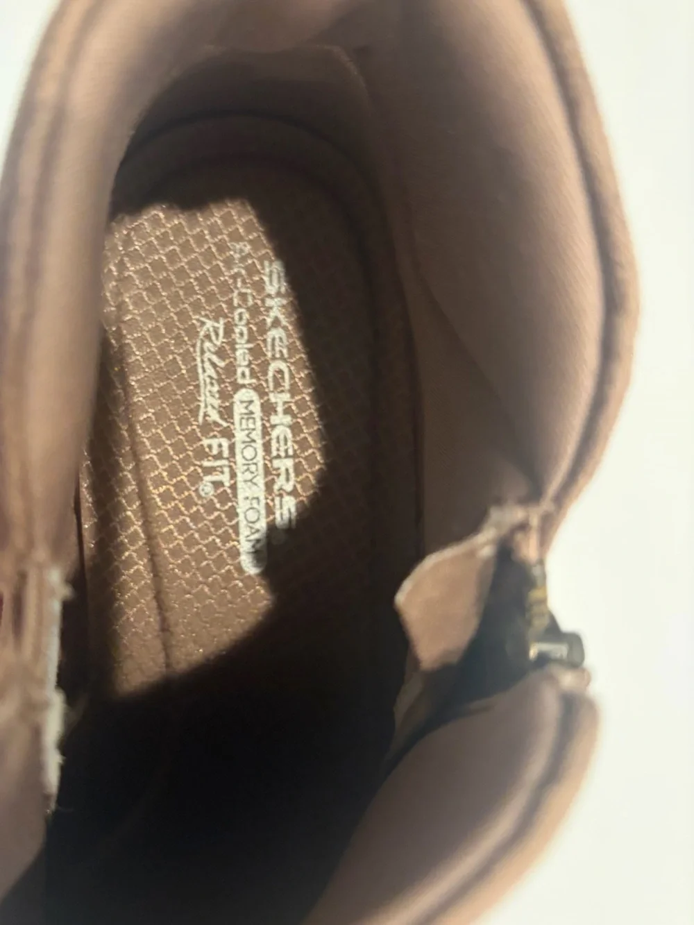 Skechers Women’s Lovely Vibe Ankle Boots - Mushroom Brown - US Size 9 NWOB